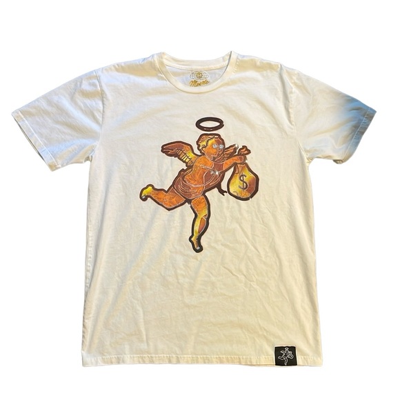 Hasta Muerte Stay Shinin’ Men’s Gold T-Shirt - Picture 1 of 3